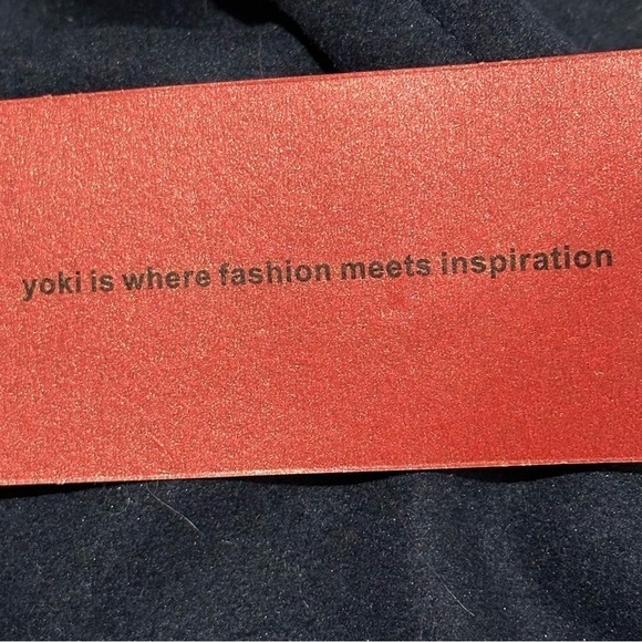 Yoki Double Breasted Pea Coat Size 1X Navy Blue, Lined, Pockets Wool Blend, NWT - Picture 8 of 16